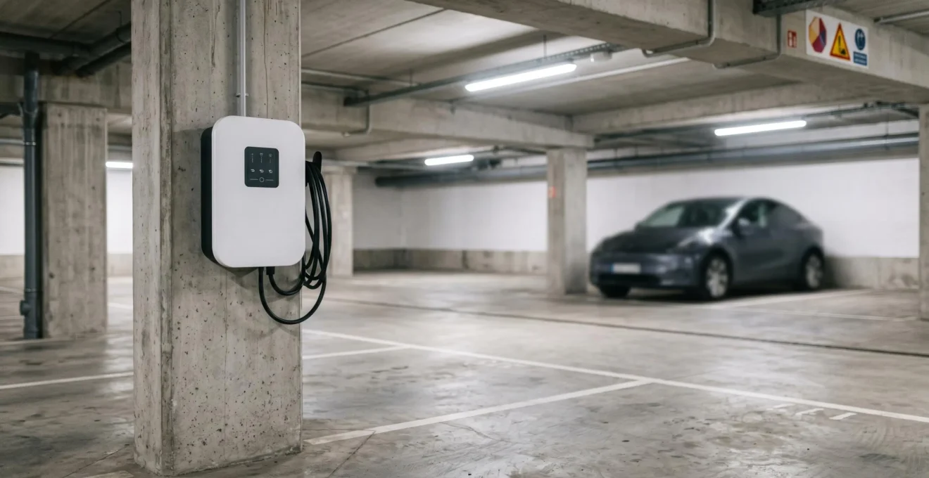 Installation d'une borne de recharge pour véhicule électrique dans un parking de copropriété en France